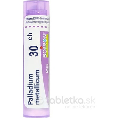 Palladium Metallicum gra.1 x 4 g 30CH