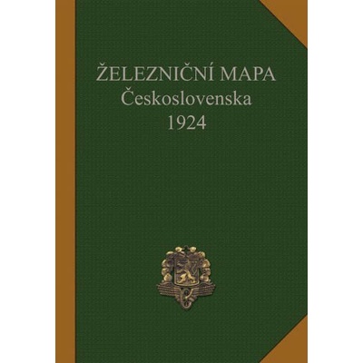Železniční mapa Československa 1924