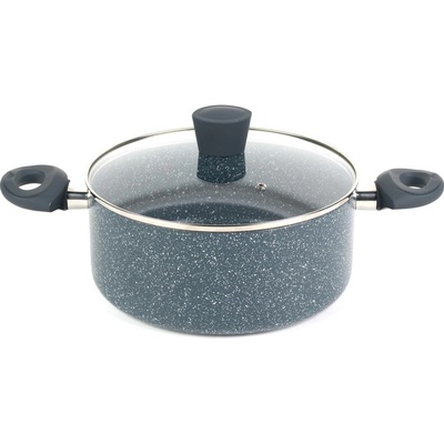 Russell Hobbs Hliníkový hrnec / Rendlík / Pánev / Pánev WOK Nightfall Collection Blue Marble 24 cm