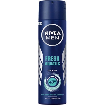 Nivea Men Fresh Aquatic 48h deo spray 150 ml