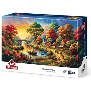 Art Puzzle Пъзел Art Puzzle от 1500 части - Фестивал край реката (41553)
