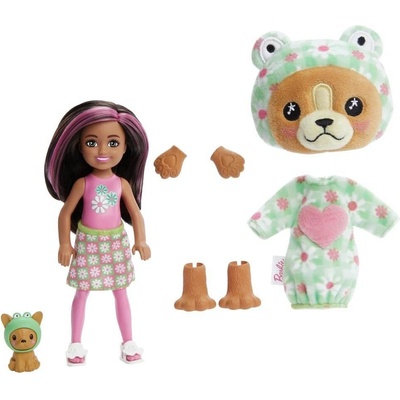 Mattel Barbie Cutie Reveal Chelsea Costume Pes v žábě