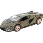 Kinsmart Метална количка Kinsmart - Lamborghini Sián FKP 37, 1: 36, зелена (52129)