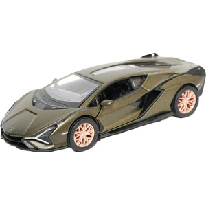 Kinsmart Метална количка Kinsmart - Lamborghini Sián FKP 37, 1: 36, зелена (52129)