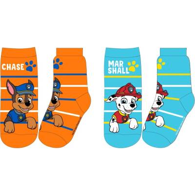 Paw Patrol Tlapková patrola Chlapčenské ponožky tyrkysová/ oranžová