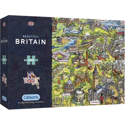 GIBSONS Nádherná Británie 1000 dílků