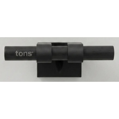 Tons Wall Mount Vertical Road Matt Black na stenu