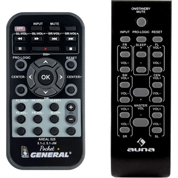 GENERAL Auna 5.1-j, 5.1-jw - дистанционно управление дубликат (5.1-j, 5.1-jw)