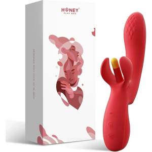  Смарт вибратор с почукващи движения, мощен, 24см. - Fortexa Vibrator (VS-22-994RE)