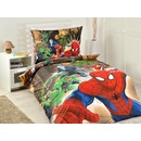 Jerry Fabrics Obliečky Spiderman brown bavlna 140x200 70x90