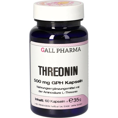 Gall Pharma L-Треонин 500 mg 60 капсули | Gall Pharma (34568 (4025391) GP)