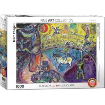 Image 1 of EUROGRAPHICS - Puzzle Chagall: Le Cheval de Cirque - 1 000 piese