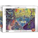 EUROGRAPHICS - Puzzle Chagall: Le Cheval de Cirque - 1 000 piese