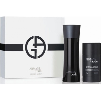 Giorgio Armani Black Code EDT 75 ml + deostick 75 ml darčeková sada