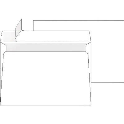 OFFICEO Obálky C4 - s vnitřním tiskem, samolepicí s krycí páskou, 25 ks – Zboží Mobilmania