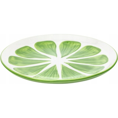 Altom Design Sun & Fruit tanier Limetka – keramický dezertný tanier 20 cm s ovocným motívom