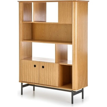 Halmar SMART regál REG-2 dub prírodný/čierny