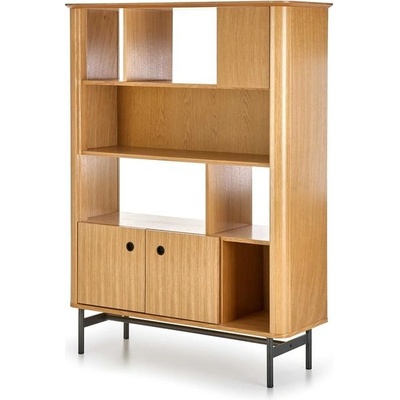 Halmar SMART regál REG-2 dub prírodný/čierny