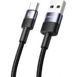 USAMS Кабел за данни USAMS SY SERIES USB - Type-C, 120 см, ЧЕРЕН SJ718USB01 (SJ718USB01)