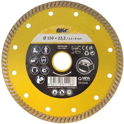 Diamant. kotouč TURBO Speed 150x22,2, 11mm