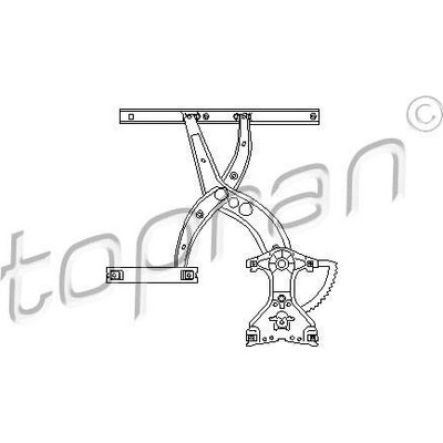 Mechanizmus zdvíhania okna TOPRAN 110 556