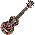 Mahalo MA1SK BK Skull Black Сопрано укулеле (MA1SK-BK)