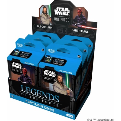 Fantasy Flight Games Star Wars: Unlimited Legends of the Force Spotlight Deck Qui-Gon Jinn