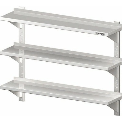 STALGAST Polica závesná nastaviteľná trojposchodová 1100x300x930 mm, 981793110