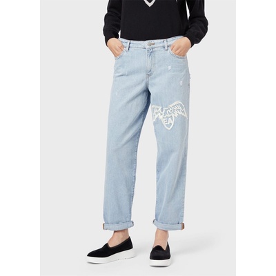 Emporio Armani Дънки Emporio Armani J89 Baggy-Fit Jeans - Blue