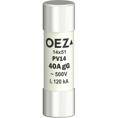 OEZ Poistka PV14 50A aM AC 400 V / DC 250 V,14×51