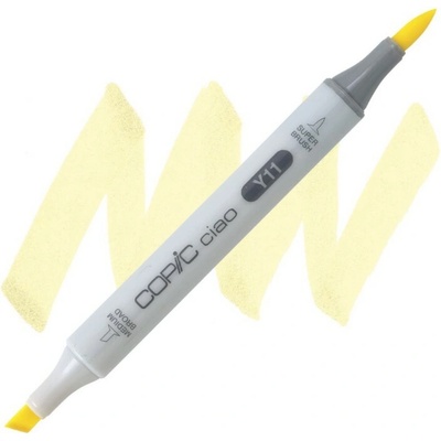 Lihová fixa COPIC Ciao oboustranná Brush & Chisel, Pale yellow (Y11)