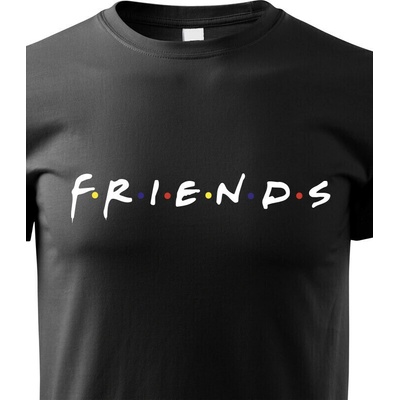 Dětské tričko Friends Barva Černá Canvas Bezvatriko.cz 0995