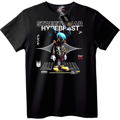 NOONEBRAND Тениска Улични Hyperbeast - 7XL, White