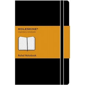 Moleskine srl Moleskine Large Ruled Hardcover Notebook Black | Moleskine