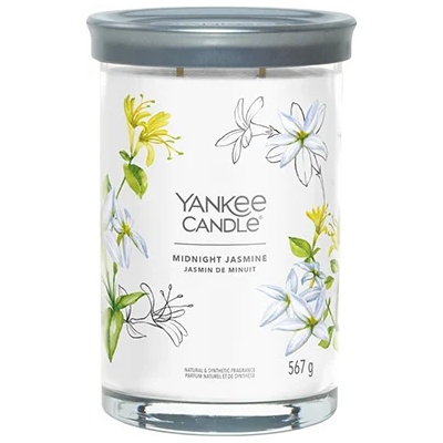 Yankee Candle Midnight Jasmine голяма чаша с надпис 567 гр