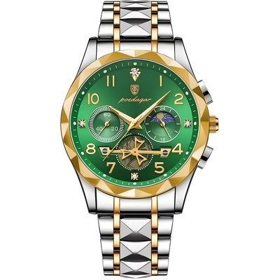 Poedagar Часовник poedagar - Зелен kp34994 (34994)