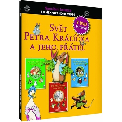 Svět Petra Králíčka a jeho přátel I.- III. DVD