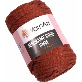 YARNART Macrame Cord 3 mm 85 m 785 Light Red юта (Macrame Cord 3 mm 785)