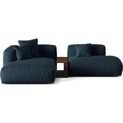 Micadoni Тъмносин модулен ъглов диван (ляв ъгъл) Martina - Micadoni Home (MIC_SET1L_169_F1_MARTINA3)