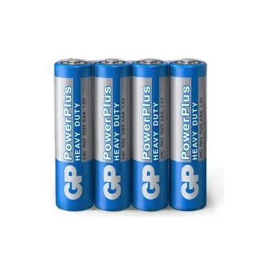 GP Batteries Цинк карбонова батерия GP POWERPLUS R03 AAA 4 бр. shrink 1.5V (GP-BM-24C-S4)