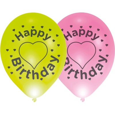 Amscan LED balónik Happy Birthday