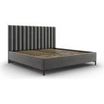 Mazzini Sofa Сиво тапицирано двойно легло с място за съхранение с включена подматрачна рамка 180x200 cm Casey - Mazzini Beds (MAZ_BF180_51_F1_CASEY5)