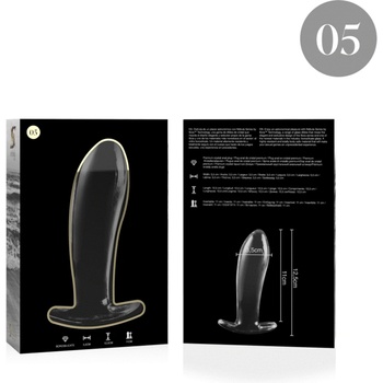 Nebula series by ibiza Стъклен анален разширител модел 5 NEBULA 12.5 x 3, 5 см