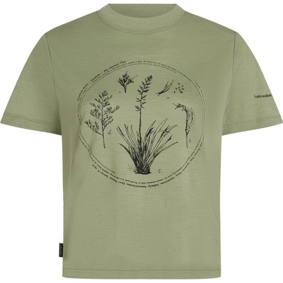 Icebreaker Merino 150 Tech Lite SS Crop Tee Seed Story Размер: L / Цвят: светлокафяв