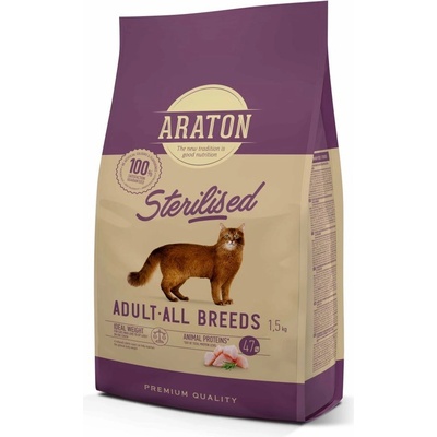 ARATON Cat Adult Sterilised 1, 5 kg