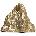 ferm LIVING Свещник Stone месинг малък (1104263156)