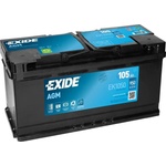 Exide AGM 105Ah 950A right+ (EK1050)