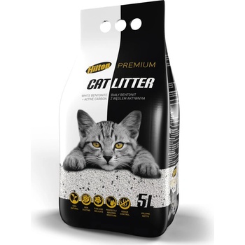 Hilton Bentonit s aktivním uhlím bílý 5 l