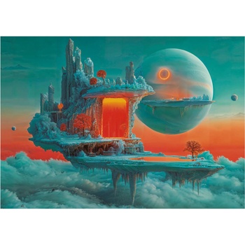 Educa - Puzzle Planet of Fire and Ice - 500 piese