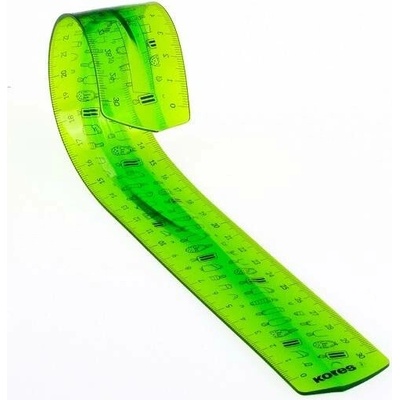 Kores Elastic pravítko 338021 ohebné barevný mix 15 cm